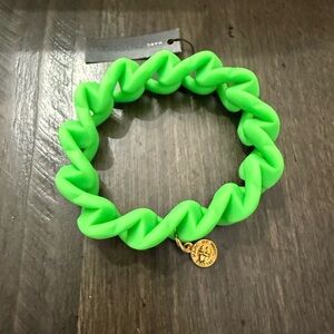 Marc by Marc Jacobs Green Silicone Chain with Charm Bracelet NWT